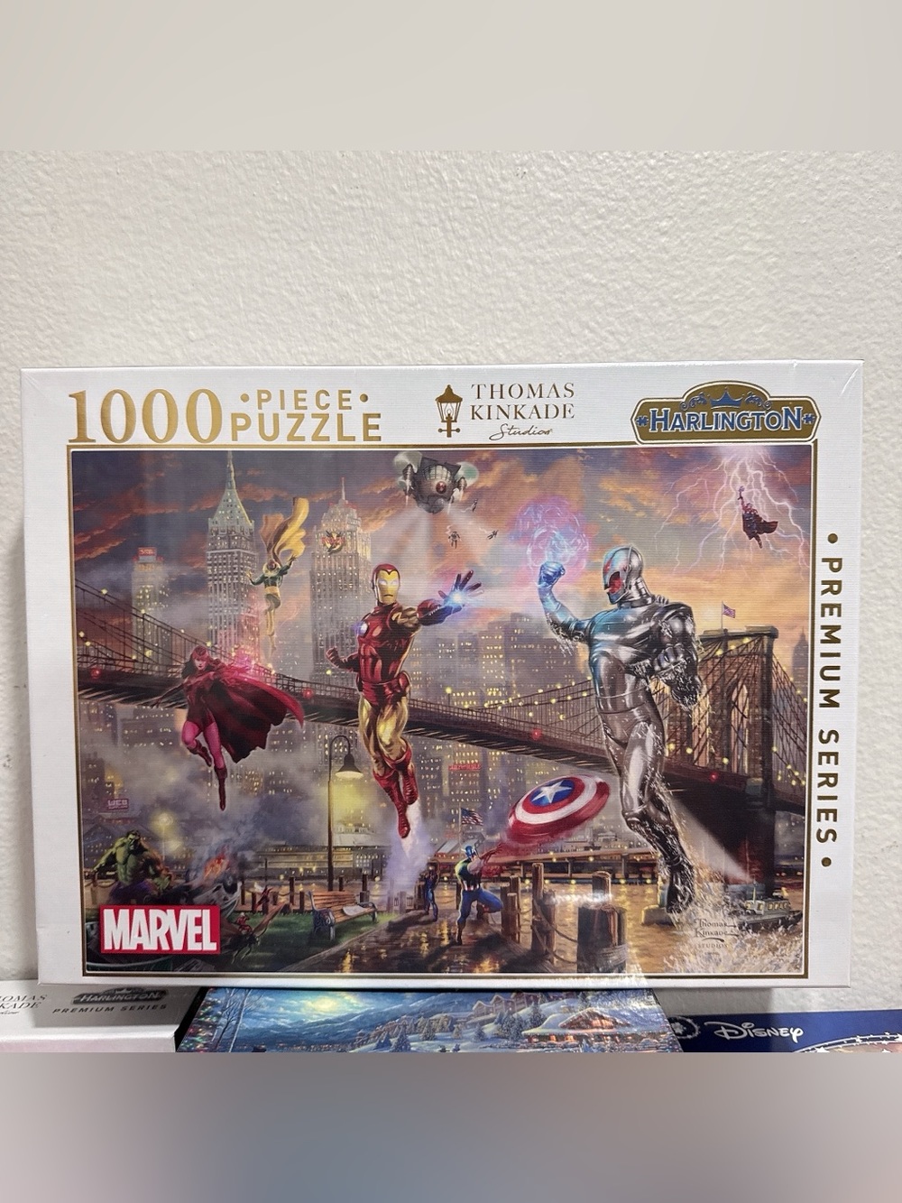Thomas Kinkade Marvel Heroes Puzzle - oron man